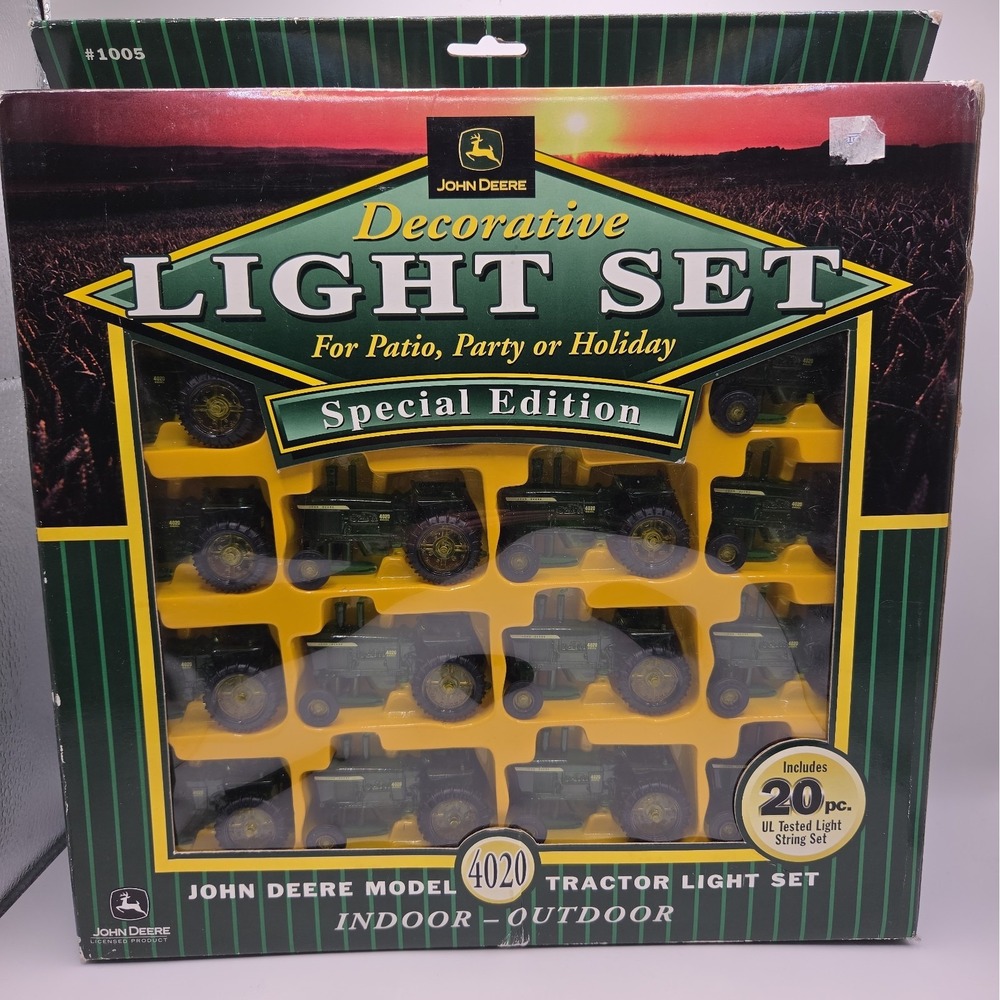 John Deere Model 8410 Tractor 20 Pc Light Set Special Edition Indoor/Outdoor